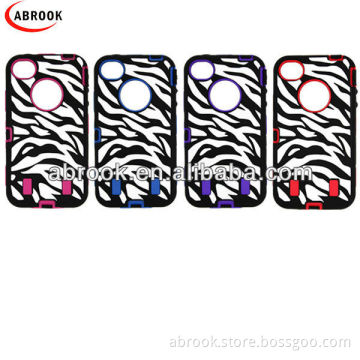 Multi-colors couple case for iphone 4,3d silicon animal case for iphone 4